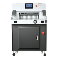 VEVOR Electric Paper Cutter, 1100W Heavy Duty Paper Cutter Machine With 20.28 in Cutting Width, 3.15 in Cutting Thickness, Electric Guillotine Trimmer with Casters and 7 in Touchscreen, for Print Shop