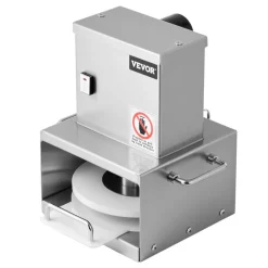 VEVOR Electric Pizza Dough Press Machine, 6 inch Pizza Pastry Press Plate, Stainless Steel Bread Presser, Adjustable Thickness Commercial Forming Machine, with 100 Pcs Parchment Paper