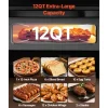 VEVOR Electric Pizza Oven, Smart Pizzas Maker Indoor with 5 Preset, 12-Inch Countertop Pizza Cooker w/ Touch Srceen, 750℉ Max Temp, 2-Min Rpaid Baking Oven Thin & Crispy, Neapolitan, Frozen, New York