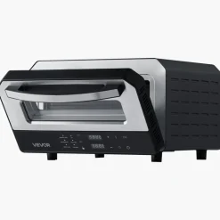 VEVOR Electric Pizza Oven, Smart Pizzas Maker Indoor with 5 Preset, 12-Inch Countertop Pizza Cooker w/ Touch Srceen, 750℉ Max Temp, 2-Min Rpaid Baking Oven Thin & Crispy, Neapolitan, Frozen, New York