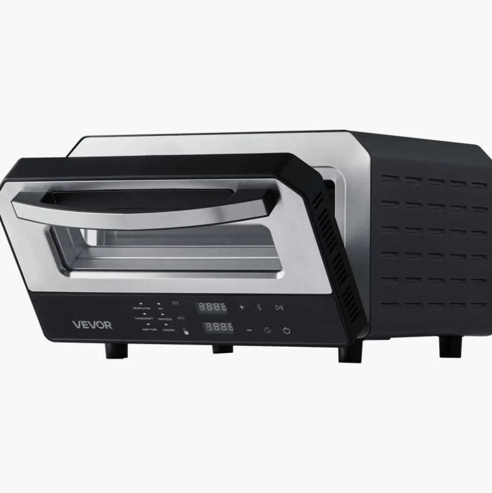 VEVOR Electric Pizza Oven, Smart Pizzas Maker Indoor with 5 Preset, 12-Inch Countertop Pizza Cooker w/ Touch Srceen, 750℉ Max Temp, 2-Min Rpaid Baking Oven Thin & Crispy, Neapolitan, Frozen, New York