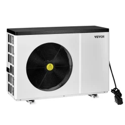 VEVOR Electric Pool Heat Pump, 22250 BTU, Pool Heaters for 3171-6605GAL Above and In Ground Pools, Low Noise, Heating and Cooling Highly Efficient & Energy-Saving Pool Water Heater AC120V 60Hz