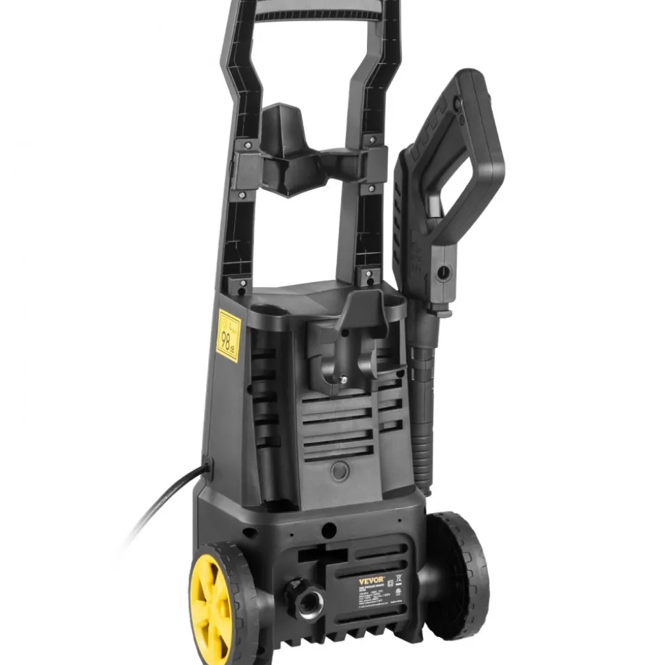 VEVOR Electric Power Washer, 2000 PSI, Max 1.65 GPM Pressure Washer with 20 ft Hose & Reel, 5 Quick Connect Nozzles, Foam Cannon, Portable to Clean Patios, Cars, Fences, Driveways, ETL Listed