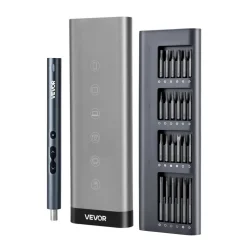 VEVOR Electric Precision Screwdriver Set, 48 Magnetic Bits, Mini Electric Screwdriver with Magnetic Storage Box, S2 Steel Bits, LED Light, Type-C Charging, for Phone, Laptop, and Electronics Repair