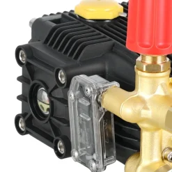 VEVOR Electric Pressure Washer Pump Kit, 1220 PSI, 2.2 GPM, Triplex Power Washer Pump with 2 HP Motor 120 V, Adjustable Water Pressure, for Washing Cars, Gardens, Exterior Walls, Deck, Machinery Equipment