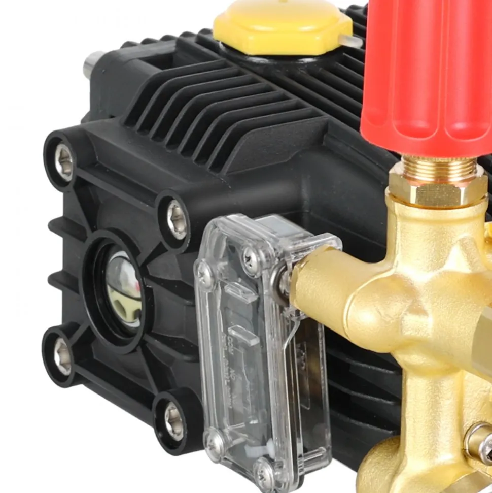 VEVOR Electric Pressure Washer Pump Kit, 1220 PSI, 2.2 GPM, Triplex Power Washer Pump with 2 HP Motor 120 V, Adjustable Water Pressure, for Washing Cars, Gardens, Exterior Walls, Deck, Machinery Equipment