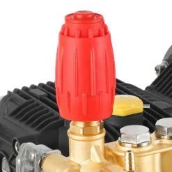 VEVOR Electric Pressure Washer Pump Kit, 1950 PSI, 3.2 GPM, Triplex Power Washer Pump with 5 HP Motor 240 V, Adjustable Water Pressure, for Washing Cars, Gardens, Exterior Walls, Deck, Machinery Equipment
