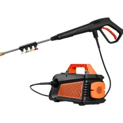VEVOR Electric Pressure Washer, 2000 Max PSI 1.59 Max GPM, Portable Power Washer with 4 Nozzles, Metal Extension Wand, Built-in Carry Handle, Compact & Flexible for  Cars,Driveways,Patios,Fences,Home