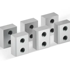 VEVOR Electric Rebar Cutter Blade, 6 PCS 16mm(5/8 Inch) Cutting Diameter, HRC58-60 Hard Hydraulic Rebar Blade Replacement Jaw Blades with 12 Hexagon Screw and 12 Spring Washer, for Model RC-16
