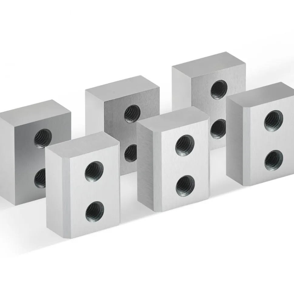 VEVOR Electric Rebar Cutter Blade, 6 PCS 16mm(5/8 Inch) Cutting Diameter, HRC58-60 Hard Hydraulic Rebar Blade Replacement Jaw Blades with 12 Hexagon Screw and 12 Spring Washer, for Model RC-16