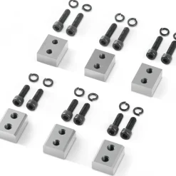 VEVOR Electric Rebar Cutter Blade, 6 PCS 16mm(5/8 Inch) Cutting Diameter, HRC58-60 Hard Hydraulic Rebar Blade Replacement Jaw Blades with 12 Hexagon Screw and 12 Spring Washer, for Model RC-16