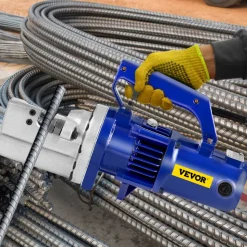 VEVOR Electric Rebar Cutter, 1350W Portable Electric Hydraulic Rebar Cutter, Cutting up to 7/8 Inch #7 4-22mm Rebar within 4.5 Seconds,110V,with Easy to Carry Stainless Box