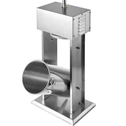 VEVOR Electric Sausage Stuffer, 33 LBS / 15 L Vertical Meat Stuffer, Stepless Speed Control and Foot Pedal, Stainless Steel Heavy Duty Sausage Filler with 4 Stuffing Tubes, for Commercial & Home Use