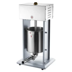 VEVOR Electric Sausage Stuffer, 22 LBS / 10 L Vertical Meat Filler with Stepless Speed Adjustment, Stainless Steel Sausage Stuffing Machine, Foot Pedal & 4 Filling Tubes, for Commercial and Home Use