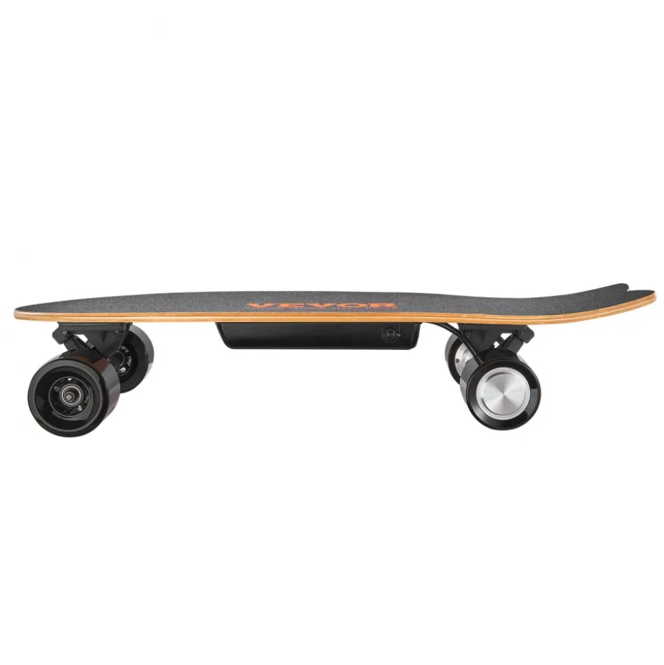 VEVOR Electric Skateboard with Remote, 13.7 Mph Top Speed & 7.5 Miles Max Range Skateboard Longboard, 3 Speeds Adjustment Skateboards, Easy Carry Handle Design, Suitable for Adults & Teens Beginners