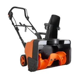 VEVOR Electric Snow Blower, 23 inch 15A Corded Snow Thrower with Dual LED Headlights & 180° Rotating Chute, 25FT Throwing Distance, 12