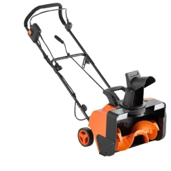 VEVOR Electric Snow Blower, 23 inch 15A Corded Snow Thrower with Dual LED Headlights & 180° Rotating Chute, 25FT Throwing Distance, 12