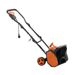 VEVOR Electric Snow Shovel, 12A 17 inch Corded Snow Shovel, 60° Adjustable Chute, 20 ft Throwing Distance, Snowthrower with Dual Safety Switch, Winter Ice Removal Tool for Driveway Sidewalk Patio