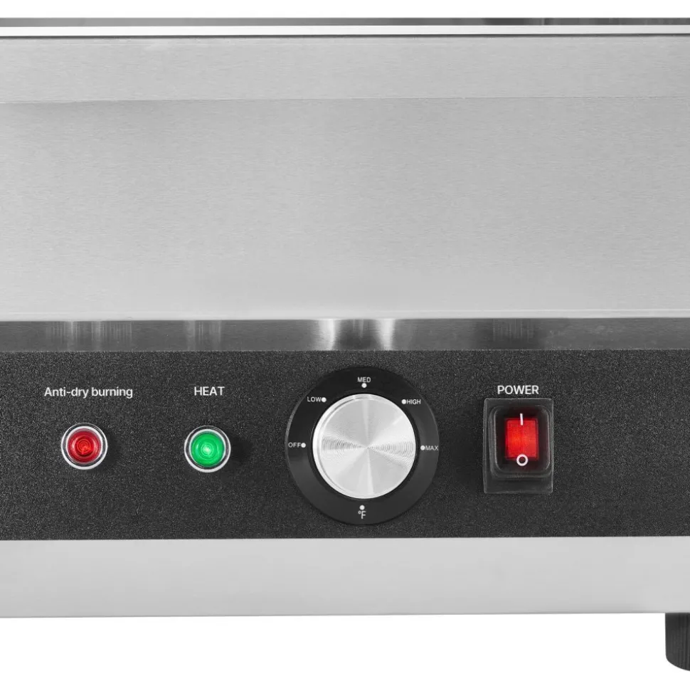 VEVOR Electric Soup Warmer, Two 6.34QT Pots & Three 1/3 Pans, Stainless Steel Commercial Food Warmer with 86~185°F Adjustable Temp, 1500W Bain Marie, Soup Station for Restaurant, Buffet
