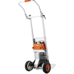 VEVOR Electric Stair Climbing Dolly, 440lbs Capacity Electric Stair Climbing Hand Trucks with 157.5in Rope & Folding Handle, Heavy Duty Stair Climber for Warehouse Logistics, Moving Furniture(Silver)