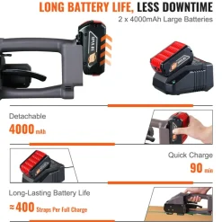 VEVOR Electric Strapping Machine, for 0.39