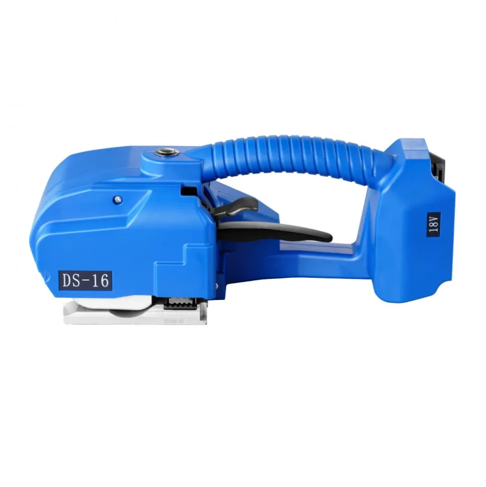 VEVOR Electric Strapping Machine, for 0.35"-0.63" PP PET Straps, Portable Electric Banding Tool with Digital Display, 2 x 5000mAh Battery Powered Automatic Strapping Tool for Packaging Box Pallet
