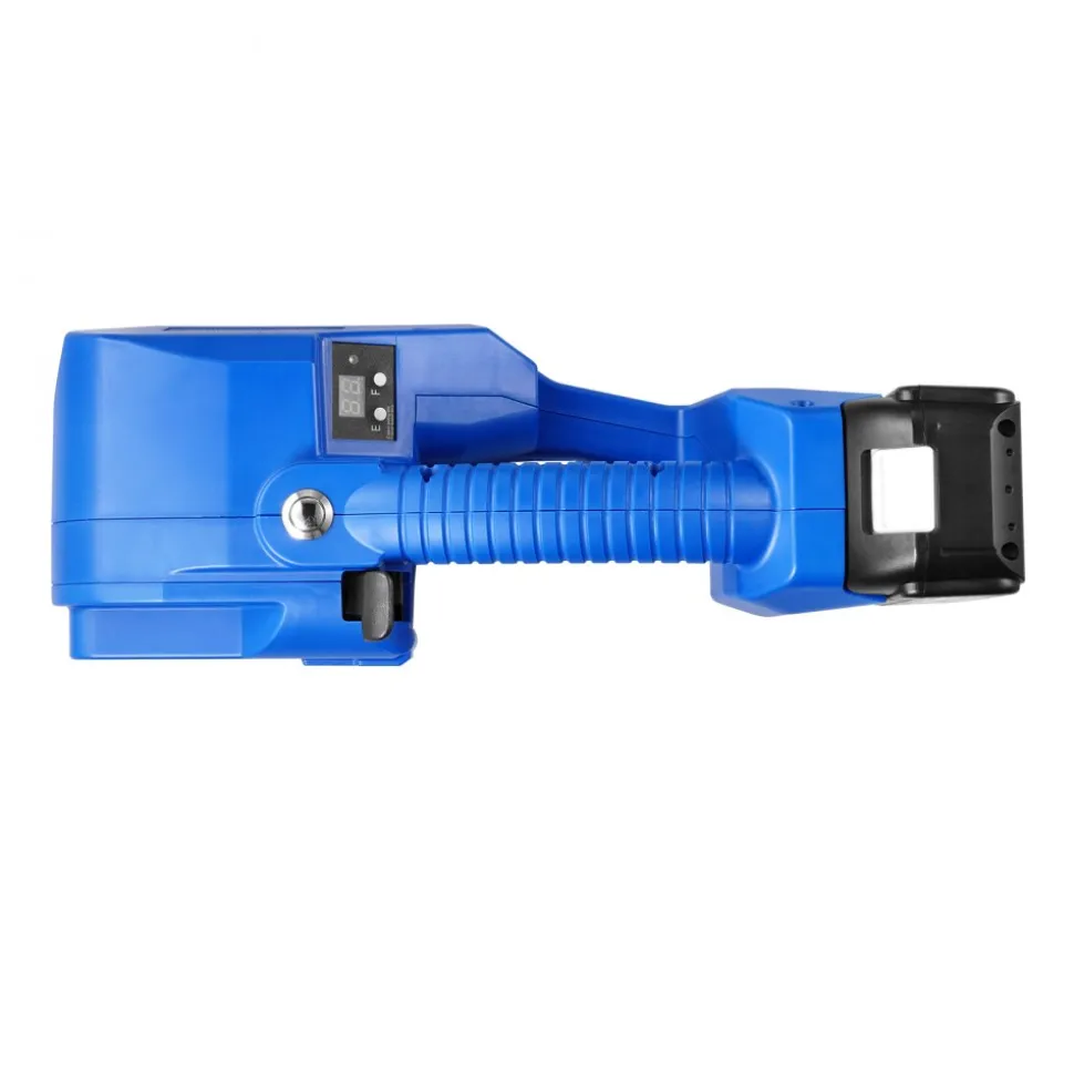 VEVOR Electric Strapping Machine, for 0.35"-0.63" PP PET Straps, Portable Electric Banding Tool with Digital Display, 2 x 5000mAh Battery Powered Automatic Strapping Tool for Packaging Box Pallet