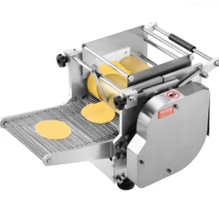 VEVOR Electric Tortilla Maker, 5.5 Inch Diameter Automatic Corn Tortilla Making Machine with Non-Stick Coating, Electric Chapatti Machine Suitable for Produce Sopes Gorditas Roti Pita Tortilla Pizza
