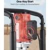 VEVOR Electric T Post Driver, 2200W Handheld Post Pounder with 2.17 in/55mm, 2.76 in/70mm Sleeves, Powerful Pile Driver for Fence,Metal Fencing, Farm, Garden, Construction, Landscaping Projects