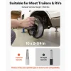 VEVOR Electric Trailer Brake Assembly, 10 x 2-1/4 Inch, 2 Pairs Self-Adjusting Electric Brakes Kit for 3500 lbs Trailer Axle, Backing Plates for Braking System Part Replacement, Fit for Trailers, RVs