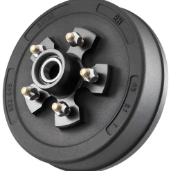 VEVOR Electric Trailer Brake Assembly, 10 x 2-1/4 Inch, 1 Pair Self-Adjusting Electric Brakes Kit for 3500 lbs Trailer Axle, Backing Plates for Braking System Part Replacement, Fit for Trailers, RVs