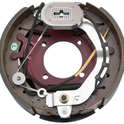 VEVOR Electric Trailer Brake Kit, 12.25 x 3.375 Inch, 1 Pair Self-Adjusting Electric Brakes Kit for 8000 lbs Trailer Axle, Backing Plates for Braking System Part Replacement, Fit for Trailers, RVs