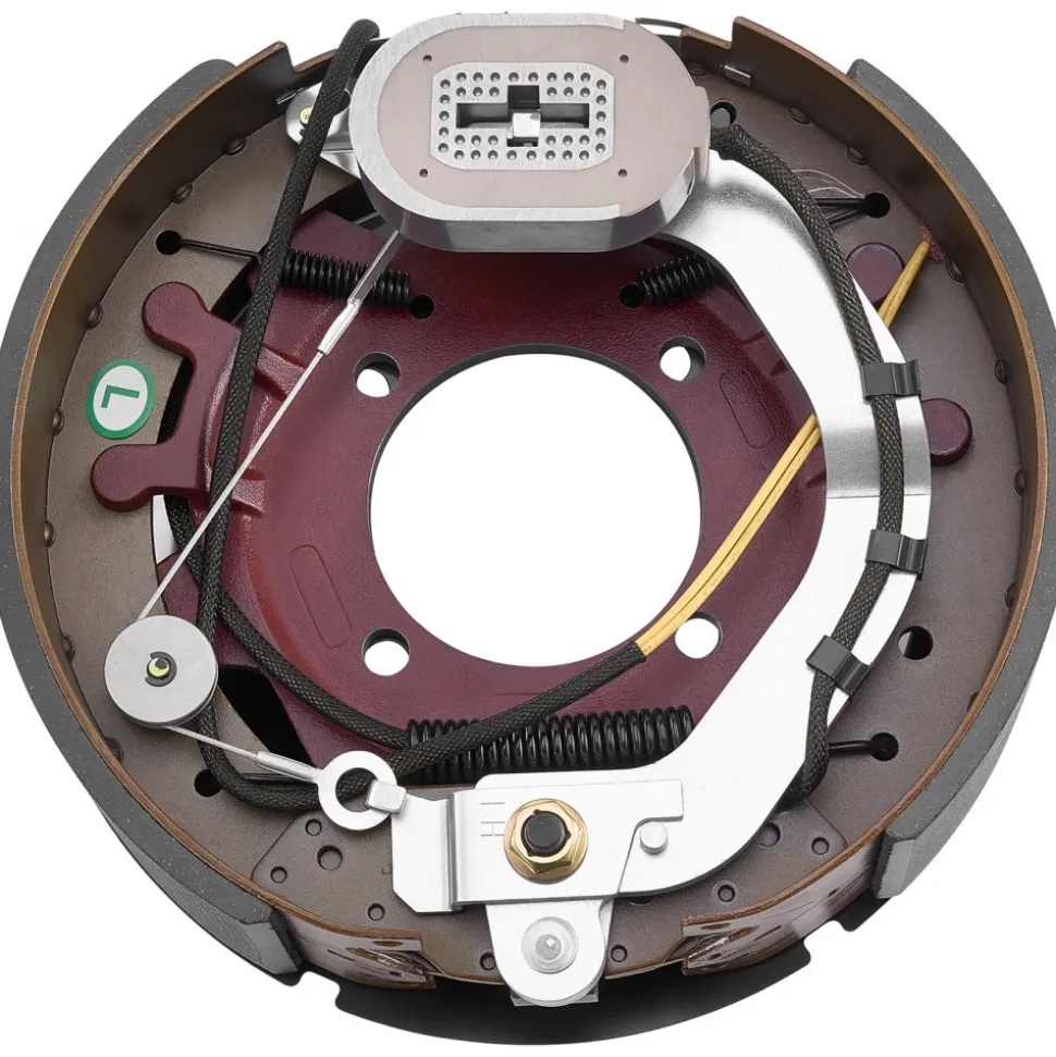 VEVOR Electric Trailer Brake Kit, 12.25 x 3.375 Inch, 1 Pair Self-Adjusting Electric Brakes Kit for 8000 lbs Trailer Axle, Backing Plates for Braking System Part Replacement, Fit for Trailers, RVs