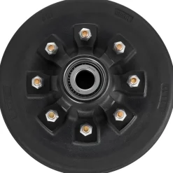 VEVOR Electric Trailer Brake Drum, 1 Pack, 8-Hole on 4-Inch Bolt Circle Brake Drum for 7000 lbs Trailer Axles, Long Service Life, Replacement of 12 Inch Brake Hub Drums Assembly for Trailers, RVs
