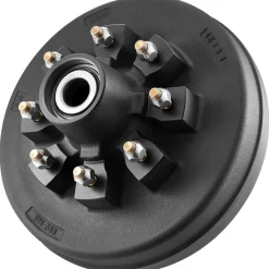 VEVOR Electric Trailer Brake Drum, 1 Pack, 8-Hole on 4-Inch Bolt Circle Brake Drum for 7000 lbs Trailer Axles, Long Service Life, Replacement of 12 Inch Brake Hub Drums Assembly for Trailers, RVs