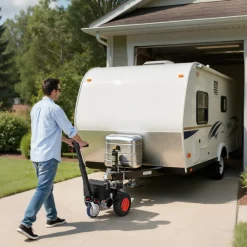 VEVOR Electric Trailer Dolly, 3600 lbs Max Trailer Weight 600 lbs Max Tongue Weight, DC 24V 800W Motorized Trailer Dolly with 2 & 1-7/8 Inch Hitch Balls for RV Campers, Cargo & Utility, Boat Trailers