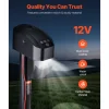 VEVOR Electric Trailer Jack, 5000 lbs, Heavy Duty RV Electric Power Tongue Jack with 2 Way Connector, Remote Control, Crank Handle & Weatherproof Jack Cover, 10"-28.3" Lift, for Trailers & Campers
