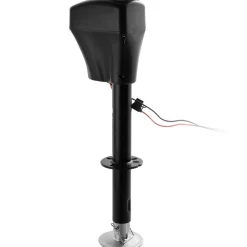 VEVOR Electric Trailer Jack, 7500 lbs Capacity, Electric Power Tongue Jack with Waterproof Protective Cover & LED Light for Travel Trailer, Camper, RV, 9.84-27.84 in Lift, 12V DC with Wiring, Black