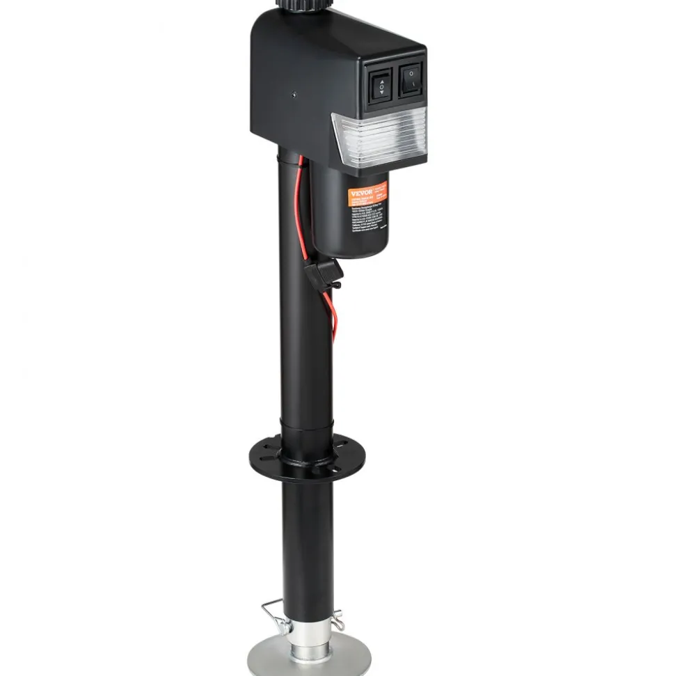 VEVOR Electric Trailer Jack, Power Tongue Jack Weight Capacity 3500 lbs, 9.84"-33.85" Electric Tongue Jack with Waterproof Cover for Lifting RV Trailer, Horse Trailer, Utility Trailer, Yacht Trailer