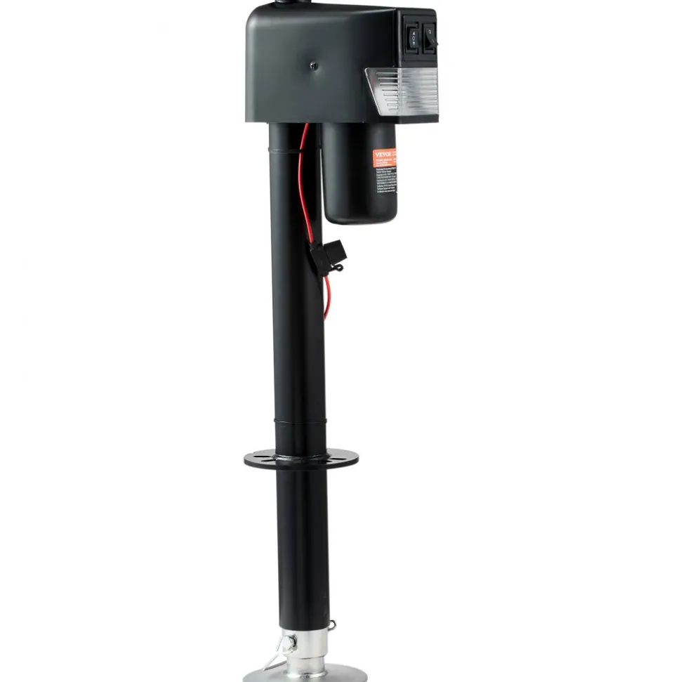 VEVOR Electric Trailer Jack, Power Tongue Jack Weight Capacity 3500 lbs, 9.84"-33.85" Electric Tongue Jack with Waterproof Cover for Lifting RV Trailer, Horse Trailer, Utility Trailer, Yacht Trailer