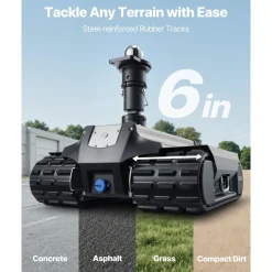 VEVOR Electric Trailer Mover, 9000 lbs Max Towing Capacity, Remote-Controlled Trailer Mover with 328 ft Wireless Range, Motorised Camper Trolley Kit Fits for Camper RV Caravan Boat Trailer Jack