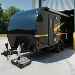VEVOR Electric Trailer Mover, 9000 lbs Max Towing Capacity, Remote-Controlled Trailer Mover with 328 ft Wireless Range, Motorised Camper Trolley Kit Fits for Camper RV Caravan Boat Trailer Jack