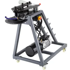VEVOR Electric Tube Bending Machine, 750W Electric Tubing Bender with 6L Hydraulic Cylinder, Movable Pipe Bender Machine with 3 Dies & 180° Max Bending Angle, Suitable for 1