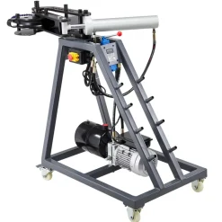 VEVOR Electric Tube Bending Machine, 750W Electric Tubing Bender with 6L Hydraulic Cylinder, Movable Pipe Bender Machine with 3 Dies & 180° Max Bending Angle, Suitable for 1