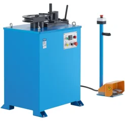 VEVOR Electric Tube Bending Machine, 1.5 KW Electric Tube Bender for 5/8 to 1-1/2 inch Pipes, Pipe Bender Machine with 5 Set Dies, Manual & Auto Modes and 180° Max Bending Angle (220V 60Hz 3-Phase)