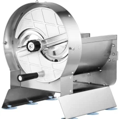 VEVOR Electric Vegetable Slicer, 0-0.5"/0-12mm Thickness Adjustable Commercial Slicer Machine, Convertible to Manual, Stainless Steel Food Cutter Slicing Machine, for Potato, Lemon, Tomato, Apple
