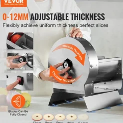 VEVOR Electric Vegetable Slicer, 0-0.5