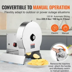VEVOR Electric Vegetable Slicer, 0-0.5