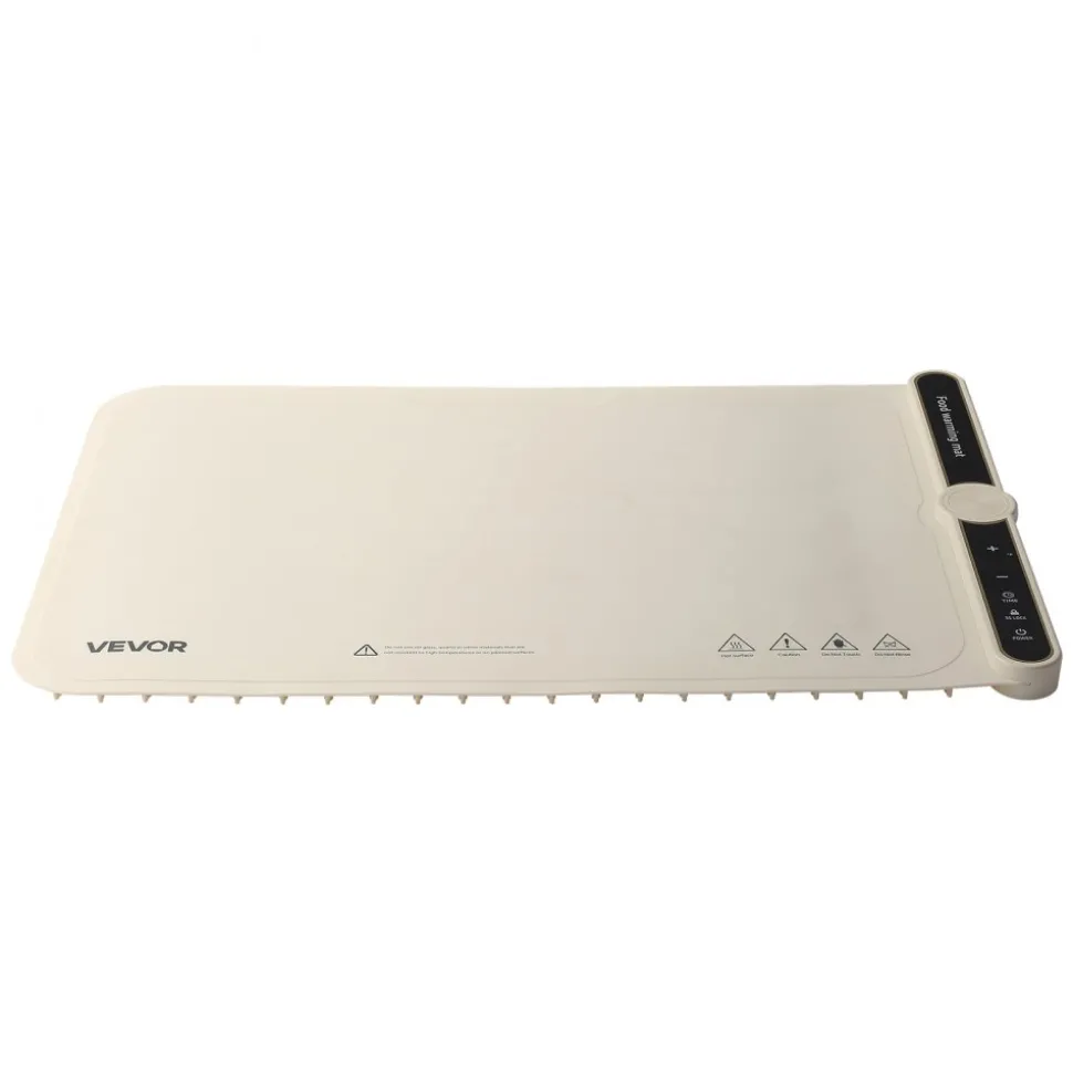 VEVOR Electric Warming Tray, Food Warming Mat for Buffet, Rollable & Portable Silicone Food Warmer with 9 Adjustable Temperature Settings, Auto Shut-Off & Child Lock, Ideal for Parties, Catering