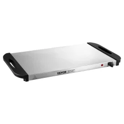 VEVOR Electric Warming Tray, Food Warming Trays for Buffet, Warming Trays with Adjustable Temperature Control, Portable Stainless Steel Food Warmer, Hot Plate Perfect for Parties, Catering, Holidays